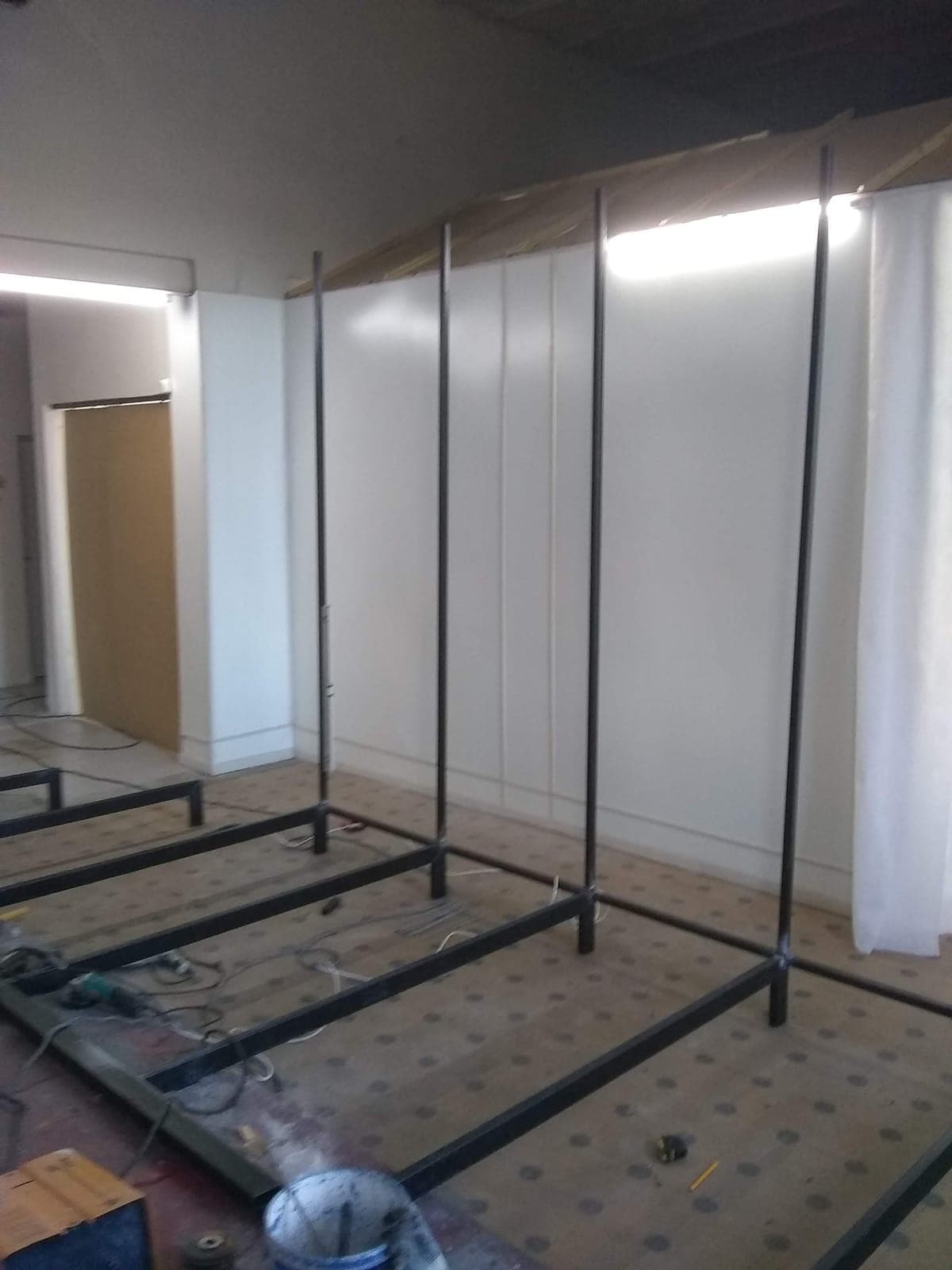 Estructura metálica para tabiques interiores