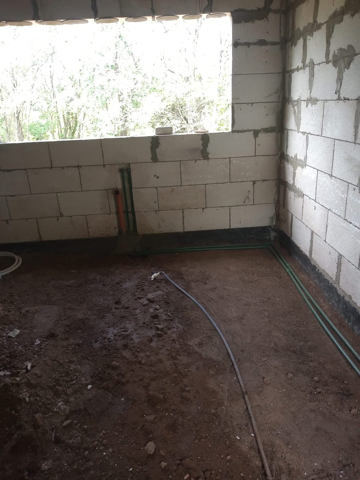 Distribución de cañerías por piso en obra nueva